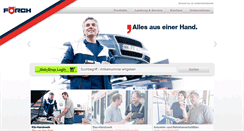 Desktop Screenshot of foerch.de